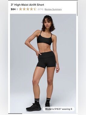 ALO Yoga Air Lift 3inch Bike Shorts